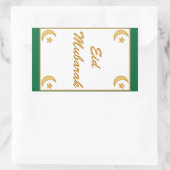 Sticker Rectangulaire Aïd Moubarak Aïd al Fitr (Sac)