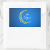 Sticker Rectangulaire Aïd Moubarak / Ramadan (Sac)
