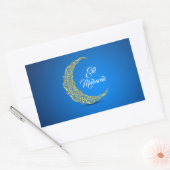 Sticker Rectangulaire Aïd Moubarak / Ramadan (Enveloppe)