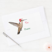 Sticker Rectangulaire Aide aux colibris (Enveloppe)