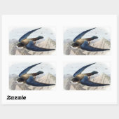 Sticker Rectangulaire Aiguille à queue d'aiguille (Feuille)