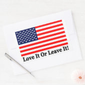 Sticker Rectangulaire Aimez-Le Ou Laissez-Le ! (Enveloppe)