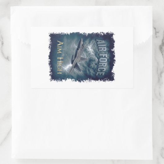 Sticker Rectangulaire Air Force (USAF) (Sac)