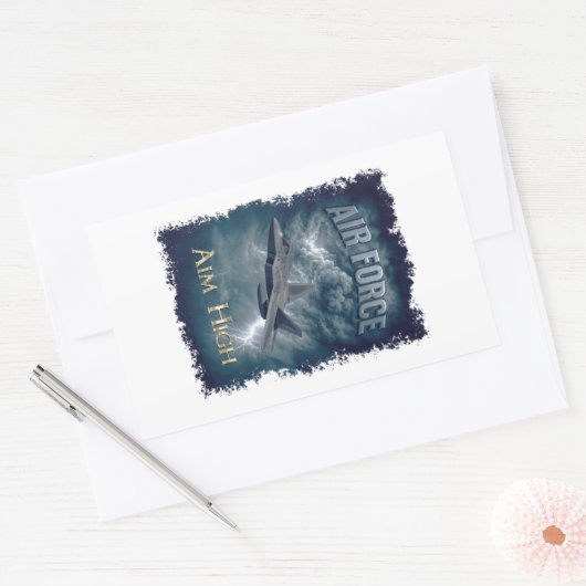 Sticker Rectangulaire Air Force (USAF) (Enveloppe)