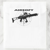 STICKER RECTANGULAIRE AIRSOFT (Sac)