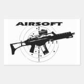 STICKER RECTANGULAIRE AIRSOFT (Devant)
