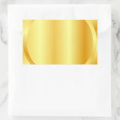 Sticker Rectangulaire Ajouter un monogramme de texte élégant de style mé (Sac)