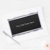 Sticker Rectangulaire Ajoutez Votre Texte Modèle Vierge Personnalisé Noi (Enveloppe)