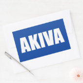 Sticker Rectangulaire Akiva (Enveloppe)
