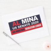 Sticker Rectangulaire Al Mina US Senate Merchandises (Enveloppe)