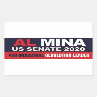 Sticker Rectangulaire Al Mina US Senate Merchandises