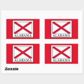 Sticker Rectangulaire Alabama (Feuille)