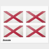 Sticker Rectangulaire Alabama (Feuille)