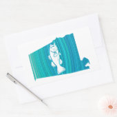 Sticker Rectangulaire Alabama Wave Fishing (Enveloppe)