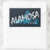 Sticker Rectangulaire Alamosa Colorado (Sac)