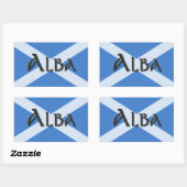 Sticker Rectangulaire Alba Saltire (Feuille)