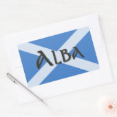 Sticker Rectangulaire Alba Saltire (Enveloppe)