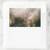 Sticker Rectangulaire Albert Bierstadt - Paysage des Rocheuses (Sac)