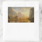 Sticker Rectangulaire Albert Bierstadt - Vallée du Yosemite (Sac)