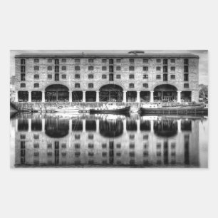 Sticker Rectangulaire Albert Dock Liverpool