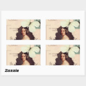 Sticker Rectangulaire Alexandrina Victoria (Feuille)