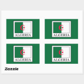 Sticker Rectangulaire Algérie (Feuille)