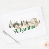 Sticker Rectangulaire Alhambra (Enveloppe)