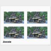 Sticker Rectangulaire Alice au pays des merveilles - Central Park NYC (Feuille)