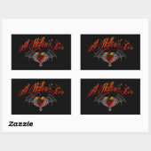 Sticker Rectangulaire All Hallow's Eve (Feuille)