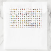 Sticker Rectangulaire All iPhone / iOS emojis (Sac)