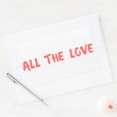 Sticker Rectangulaire "All Love" - Harry Styles (Enveloppe)