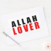 Sticker Rectangulaire Allah (Enveloppe)