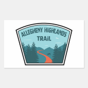 Sticker Rectangulaire Allegheny Highlands