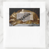 Sticker Rectangulaire Alléluia (Bible & Sash) (Sac)