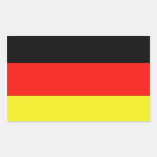 Sticker Rectangulaire Allemagne (Devant)