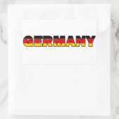 Sticker Rectangulaire Allemagne (Sac)