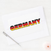 Sticker Rectangulaire Allemagne (Enveloppe)