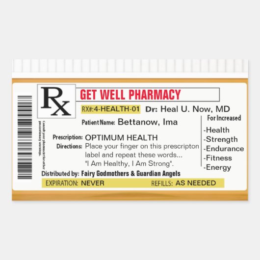 Sticker Rectangulaire Allez-y bientôt (Devant)