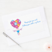 Sticker Rectangulaire Allez-Y : Priez Pour Vous (Enveloppe)