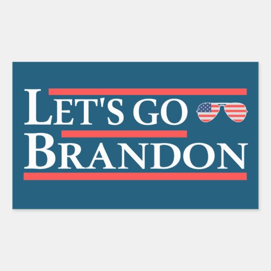 Sticker Rectangulaire Allons Brandon (Devant)