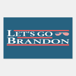 Sticker Rectangulaire Allons Brandon
