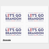 Sticker Rectangulaire Allons Brandon (Feuille)