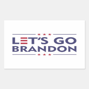 Sticker Rectangulaire Allons Brandon