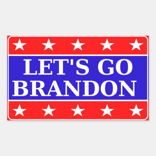 Sticker Rectangulaire Allons Brandon (Devant)