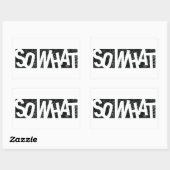 Sticker Rectangulaire Alors quoi (Feuille)