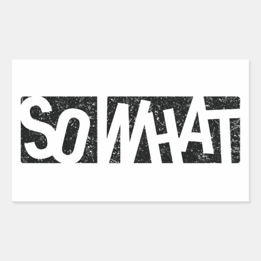 Sticker Rectangulaire Alors quoi (Devant)
