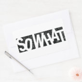 Sticker Rectangulaire Alors quoi (Enveloppe)