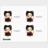 Sticker Rectangulaire Alsace (Feuille)