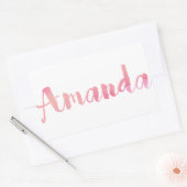 Sticker Rectangulaire Amanda (Enveloppe)