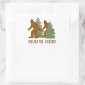 Sticker Rectangulaire Amateurs de squatch (Sac)